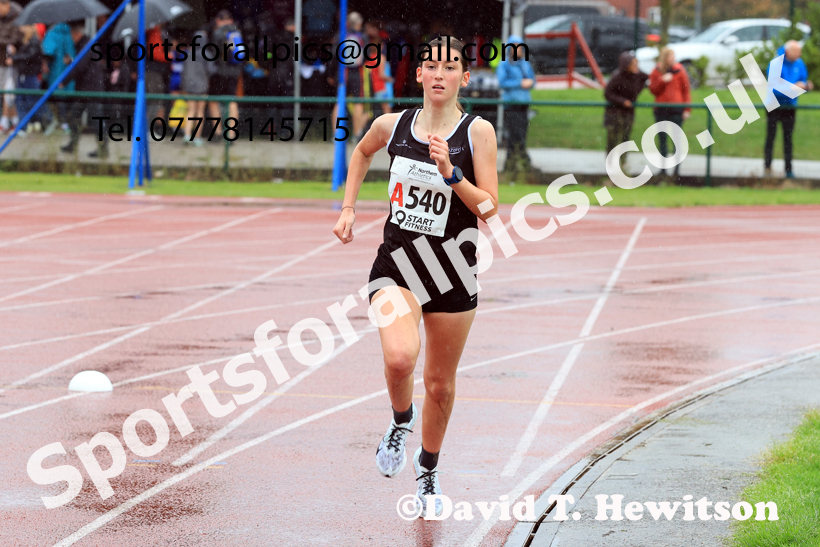 Girls Under-15s 2025 Northern Athletics Autumn Road Relays, Leigh, Lancashire. Photo: David T. Hewitson/Sports for All Pics